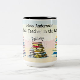 最高の先生イラストレーション ツートーンマグカップ