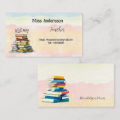 最高の先生イラストレーション 名刺 (正面/裏面)