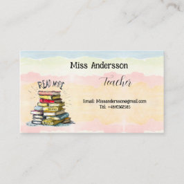 最高の先生イラストレーション 名刺