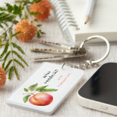 最高の先生エバパーソナライズされたウォーター キーホルダー (正面右)