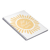 最高の先生エバーサンシャイン先生感謝 ノートブック (右側)