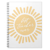 最高の先生エバーサンシャイン先生感謝 ノートブック (正面)