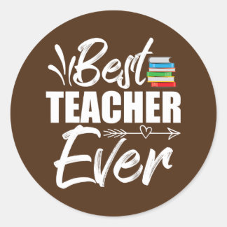 最高の先生エバーブック先生デイ ラウンドシール