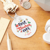 最高の先生エバーレッドイエローグリーン キーホルダー