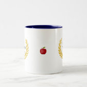 最高の先生エバー&ゴールデンローレルリース ツートーンマグカップ (中央)