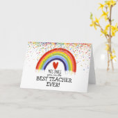 最高の先生カード カード (黄色い花)