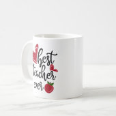 最高の先生タイポグラフィ先生 コーヒーマグカップ (正面左)