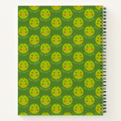 最高の先生ハッピーアップルカスタムノートブック ノートブック (裏面)