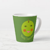 最高の先生ハッピーアップル カフェラテマグ (右アングル)