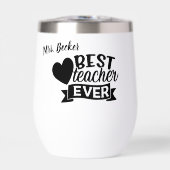 最高の先生パーソナライズされた黒 (正面)