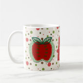 最高の先生パーソナライズされた コーヒーマグカップ (左)