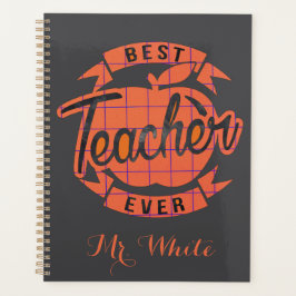 最高の先生パーソナライズされた プランナー手帳