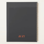 最高の先生パーソナライズされた プランナー手帳 (裏面)