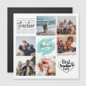 最高の先生パーソナライズされたEver Photo Collage (正面/裏面)