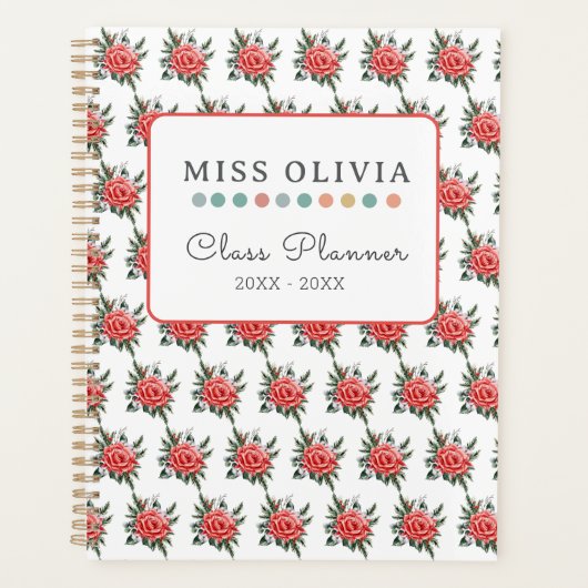 最高の先生プランナー | 主催パーソナライズされた者 プランナー手帳 (正面)