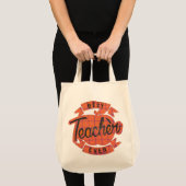 最高の先生ヴィンテージ トートバッグ (正面(商品))