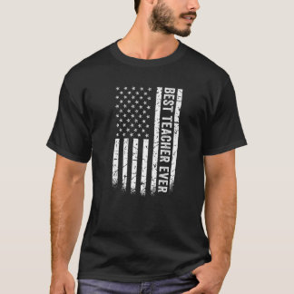 最高の先生ー常米州旗退役軍人パトリオSc Tシャツ
