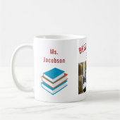 最高の先生先生鑑賞名写真 コーヒーマグカップ (左)