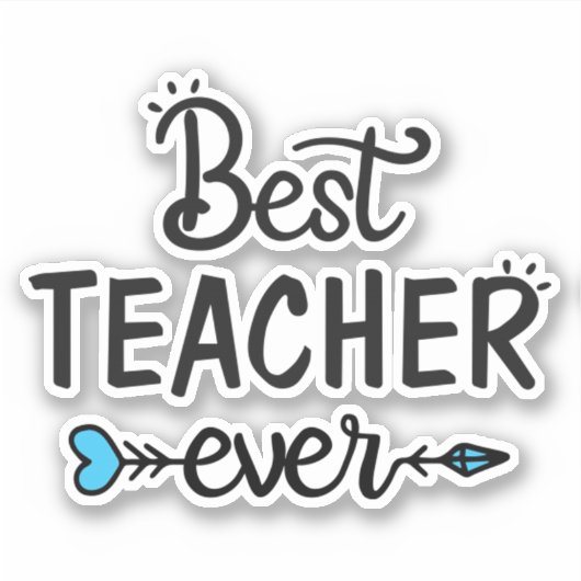 最高の先生先生 シール (正面)