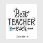 最高の先生先生 シール (シート)