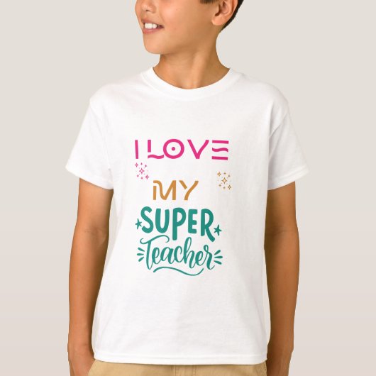 最高の先生大好きです Tシャツ (正面)