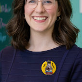 最高の先生学期末 缶バッジ