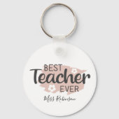 最高の先生常に審美的な先生鑑賞 キーホルダー (正面)