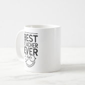 最高の先生常に「先生日」 コーヒーマグカップ (正面左)