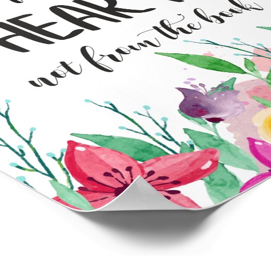 最高の先生謝意引用文ありがとうございました ポスター (角)