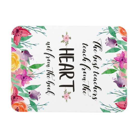 最高の先生謝意引用文ありがとうございました マグネット (横)