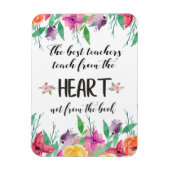 最高の先生謝意引用文ありがとうございました マグネット (縦)