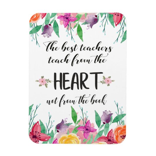 最高の先生謝意引用文ありがとうございました マグネット (縦)