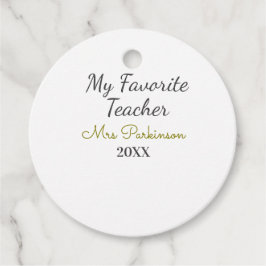 最高の先生追加年制シンプル学年 フェイバータグ