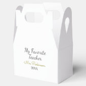 最高の先生追加年制シンプル学年 フェイバーボックス (オープン)