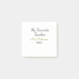 最高の先生追加年制シンプル学年 ポストイット