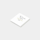 最高の先生追加年制シンプル学年 ポストイット (アングル)