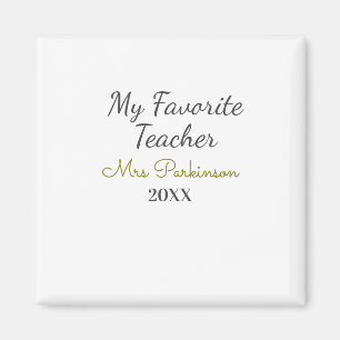 最高の先生追加年制シンプル学年 マグネット