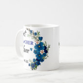 最高の先生 – お感謝してい客様の先生 コーヒーマグカップ (正面左)