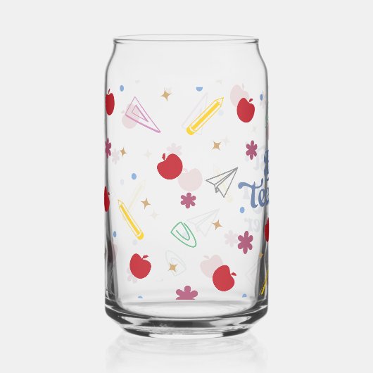 最高の先生 ガラス缶 (正面)