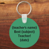 最高の先生!-キーホルダー キーホルダー (正面)