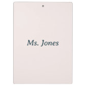 最高の先生 クリップボード (裏面)