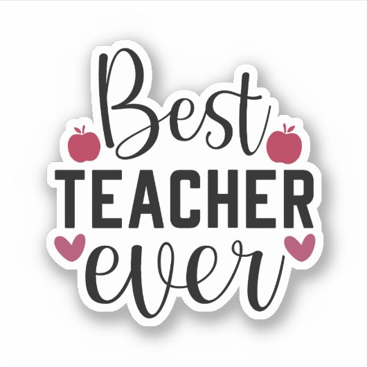 最高の先生 シール (正面)