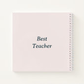 最高の先生 ノートブック (裏面)