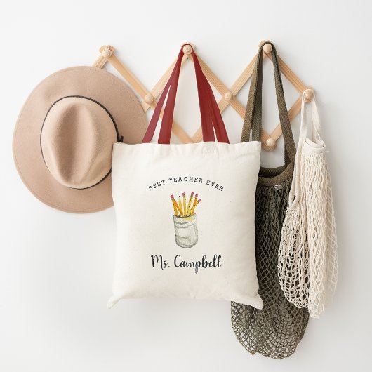 最高の先生 |パーソナライズされた | トートバッグ