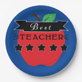 最高の先生 ペーパープレート (正面)