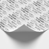 最高の先生 ラッピングペーパー (角)