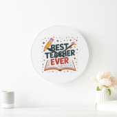 最高の先生 ラージ壁時計 (ホーム)