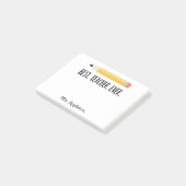 最高の先生 |注パーソナライズされた記 ポストイット (アングル)