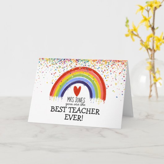 最高の先生everカード カード (黄色い花)