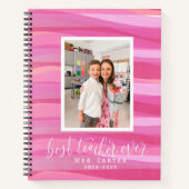 最高の先生EVER-先生ギフト用カスタムジャーナル ノートブック (正面)